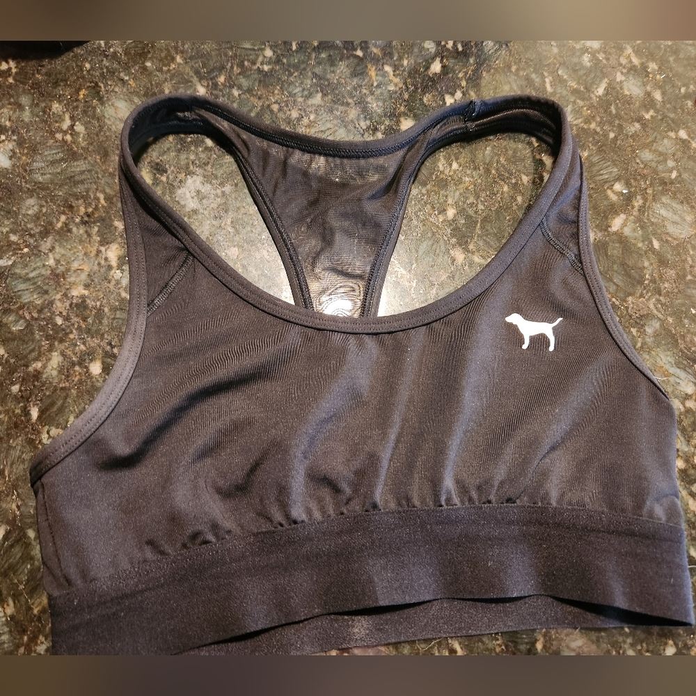 🖤 Black Pink Victorias Secret Sports Bra